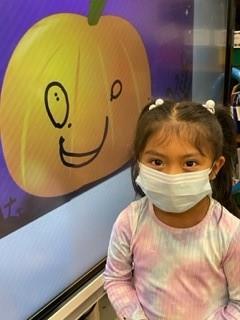 Student with Interactive Flat Panel